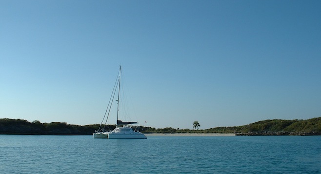Allan's Cay Anchorage